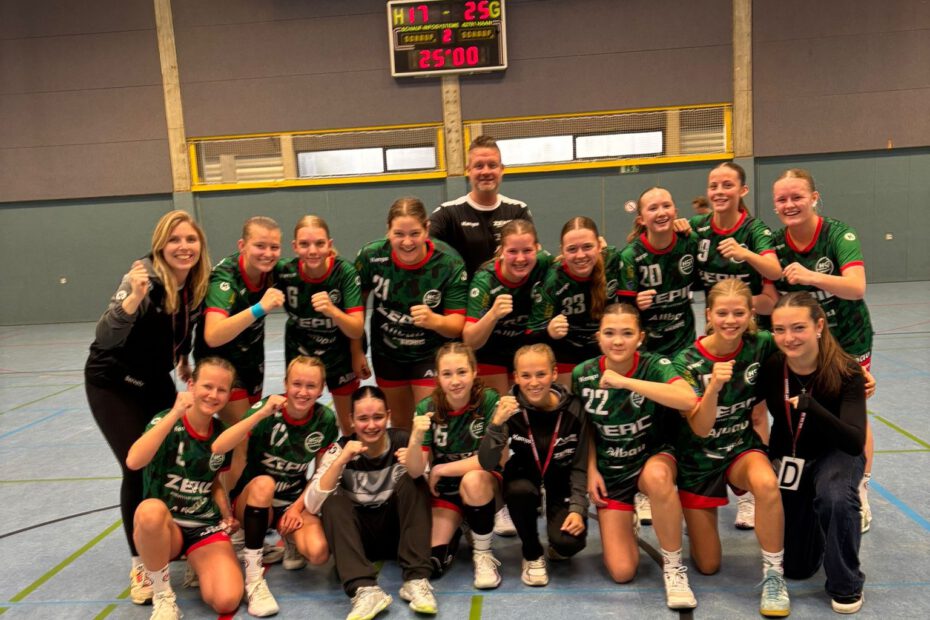 HSV Überruhr weibl. B Sieg in Solingen