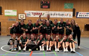 weibl. B-JUgend HSV Überruhr SIegerselfie HC Sterkrade
